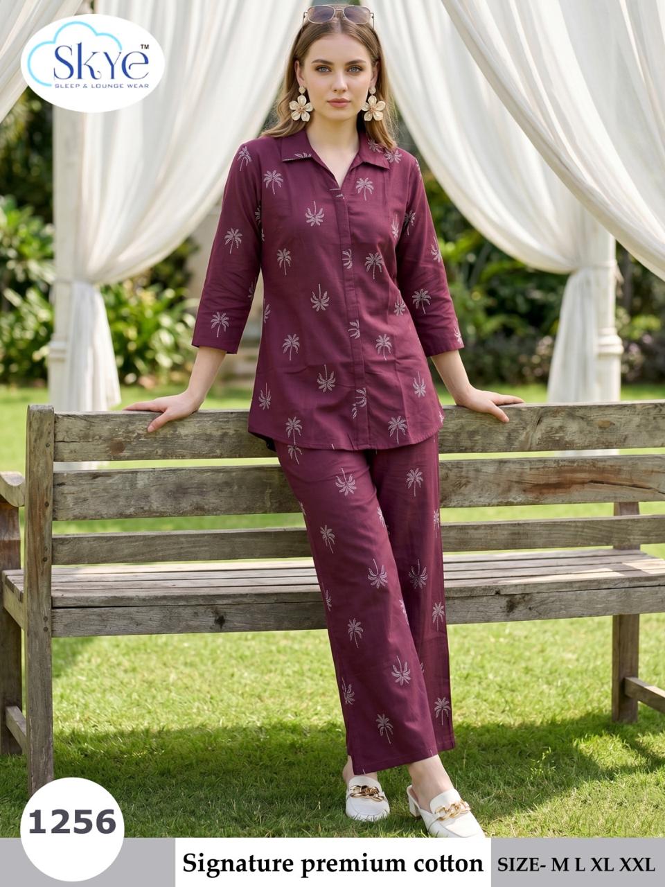 Signature Premium 2109 Skye Cotton Co Ord Set Wholesaler