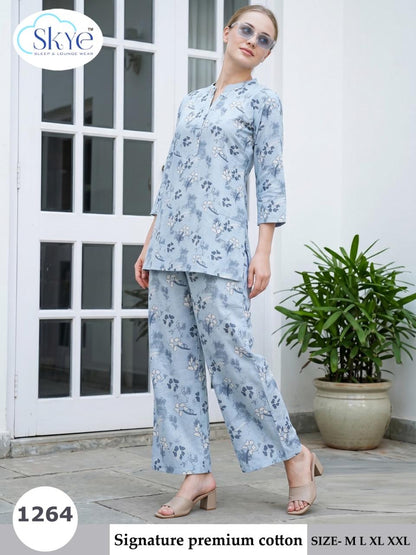 Signature Premium 2109 Skye Cotton Co Ord Set Wholesaler