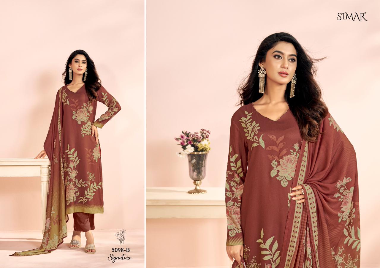 Signature Simar Pashmina Suits Manufacturer