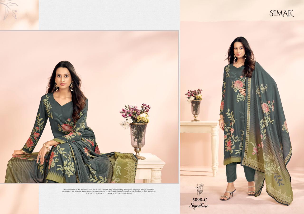 Signature Simar Pashmina Suits Manufacturer