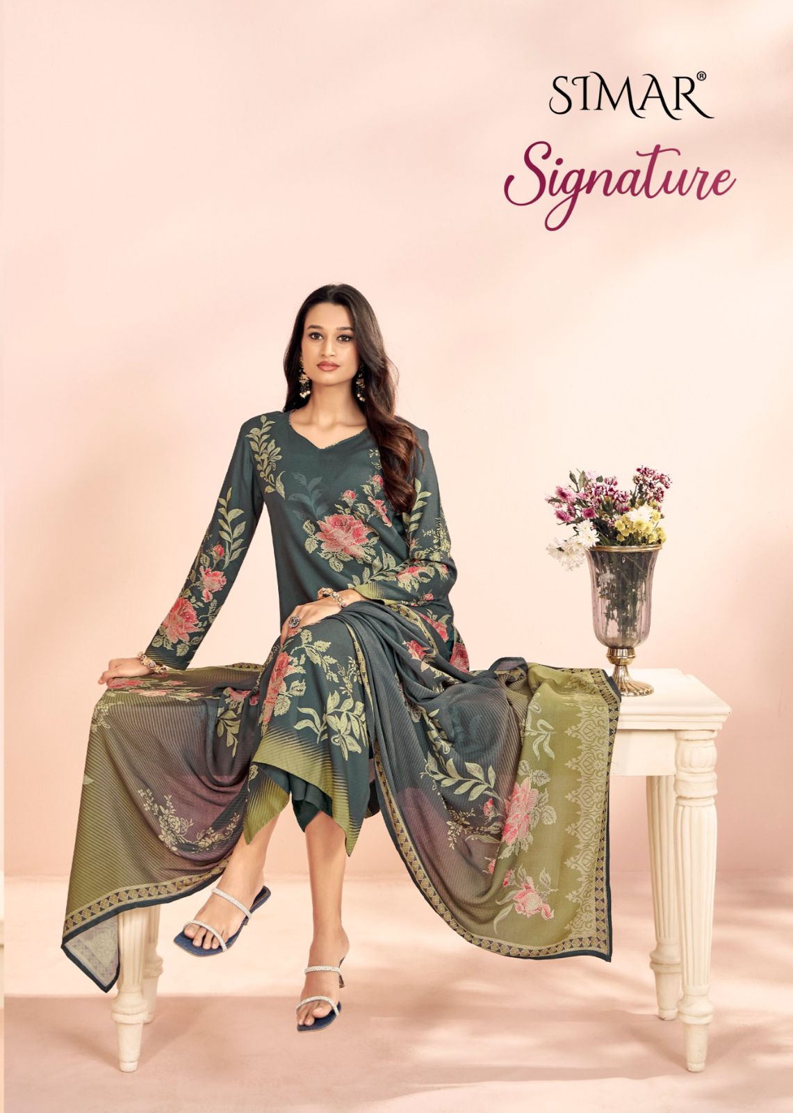 Signature Simar Pashmina Suits Manufacturer