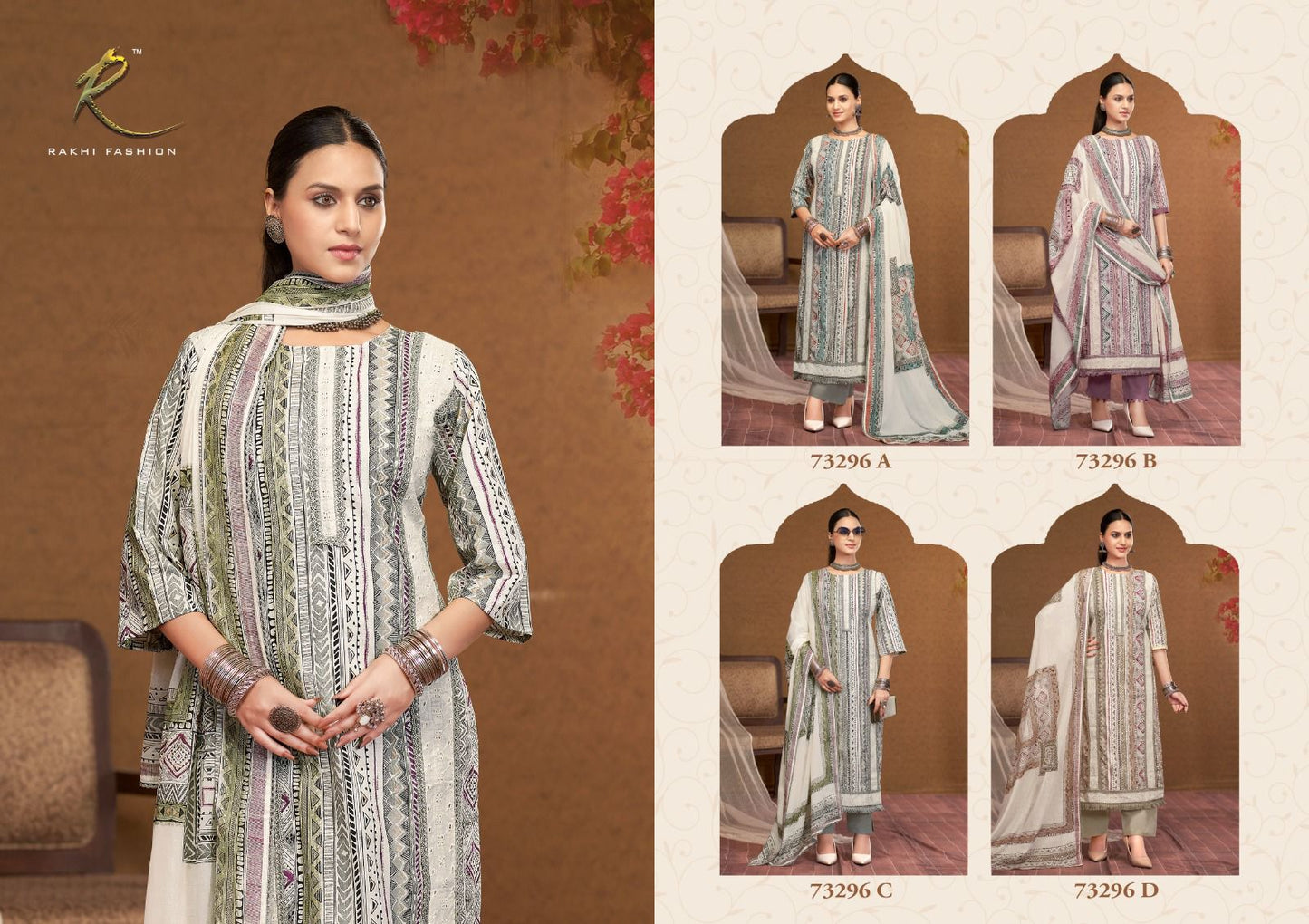 Signature Style Rakhi Fashion Cotton Pant Style Suits Exporter Gujarat