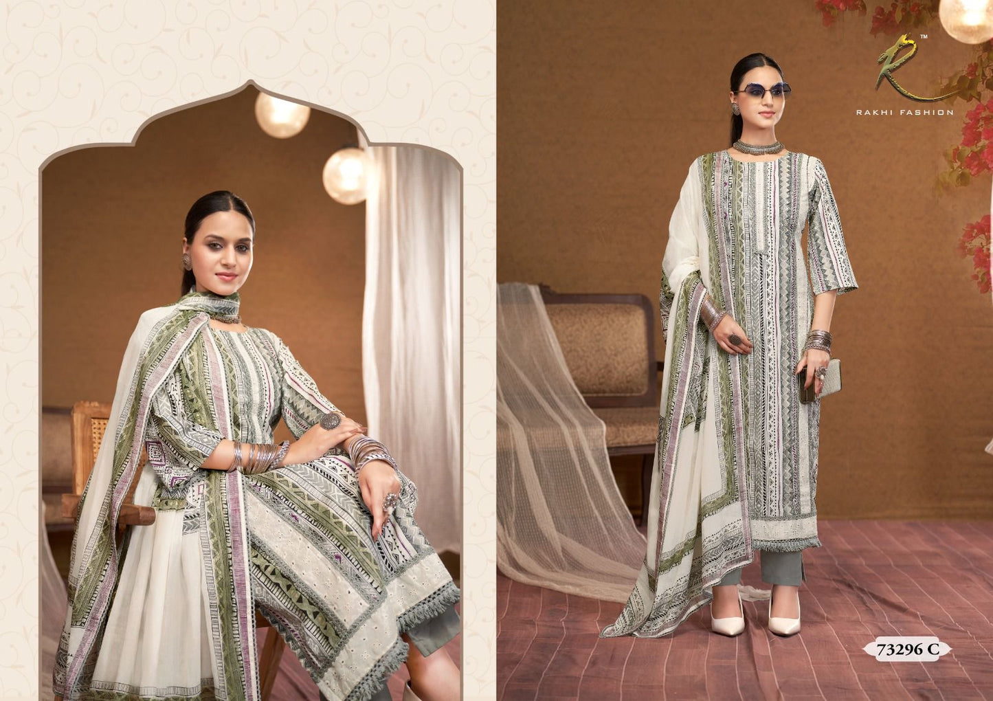 Signature Style Rakhi Fashion Cotton Pant Style Suits Exporter Gujarat