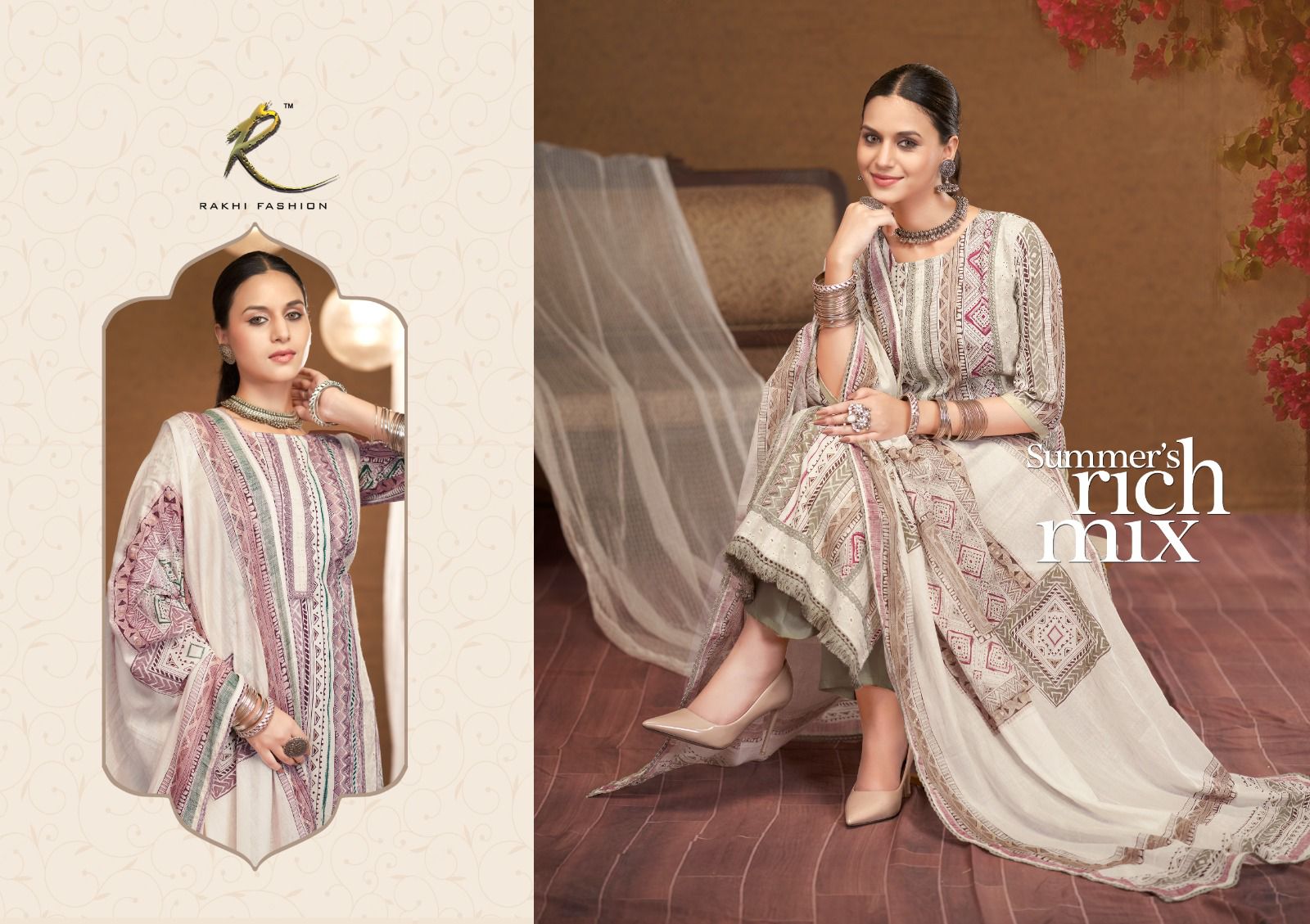 Signature Style Rakhi Fashion Cotton Pant Style Suits Exporter Gujarat