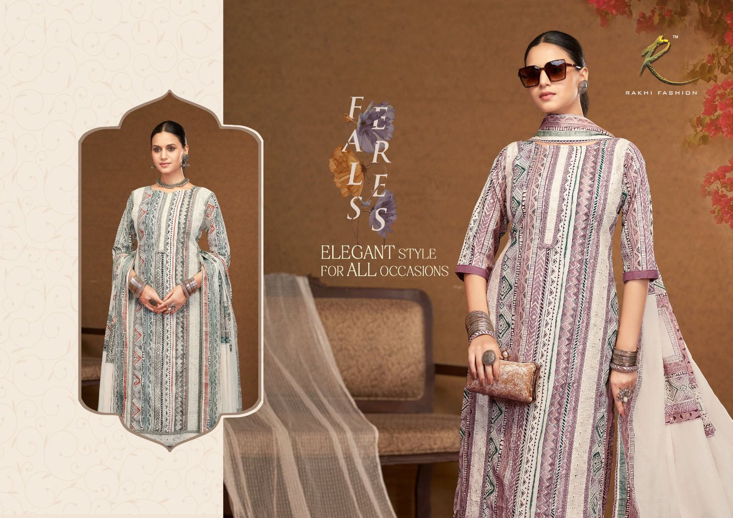 Signature Style Rakhi Fashion Cotton Pant Style Suits Exporter Gujarat