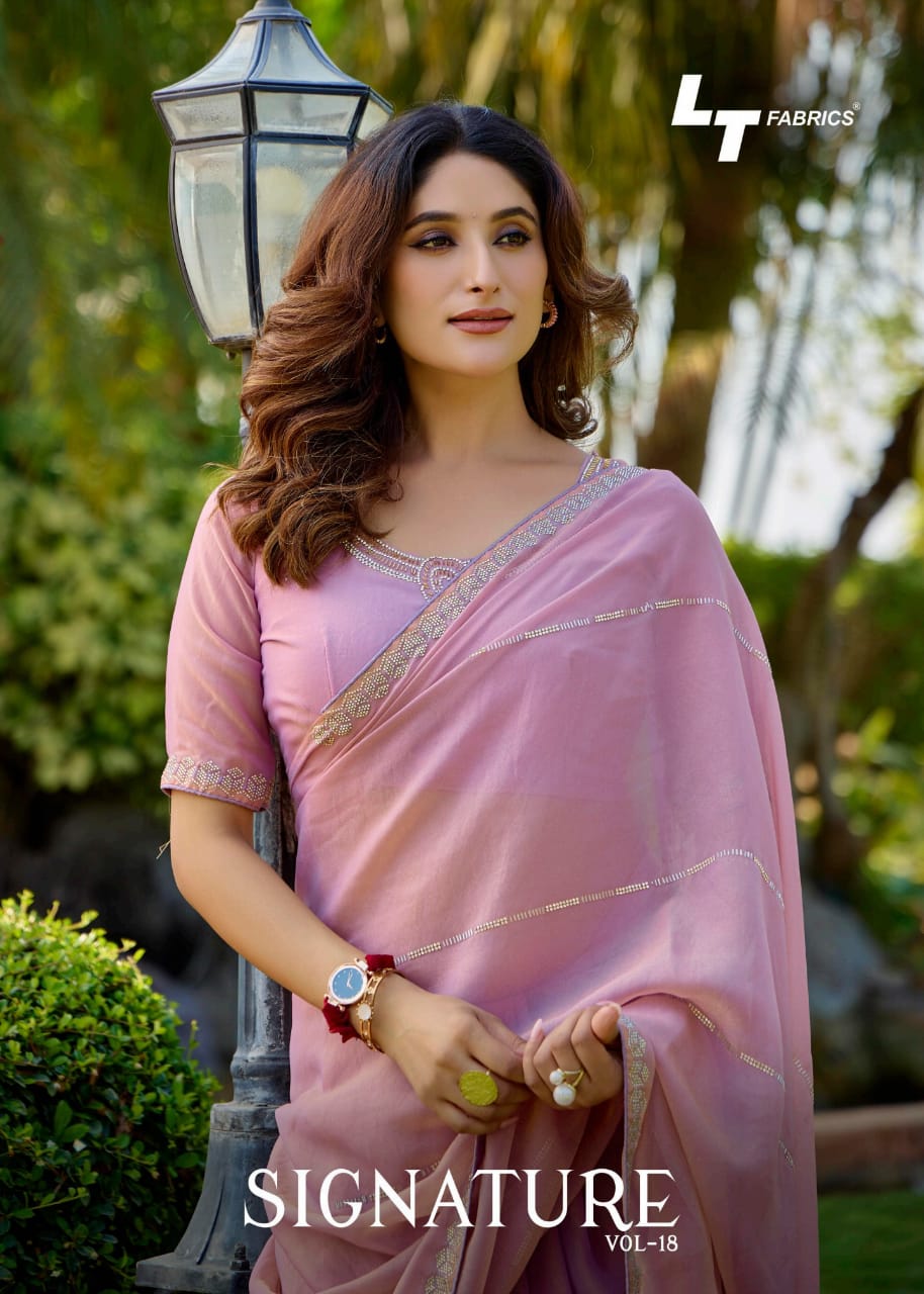 Signature Vol 18 Kashvi Creation Lt Fabrics Sarees Wholesale Price