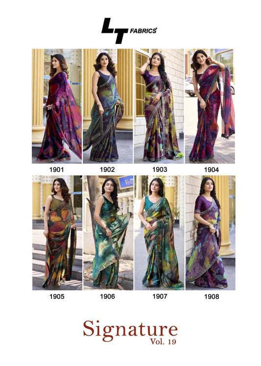Signature Vol 19 Lt Fabrics Silk Sarees Exporter India