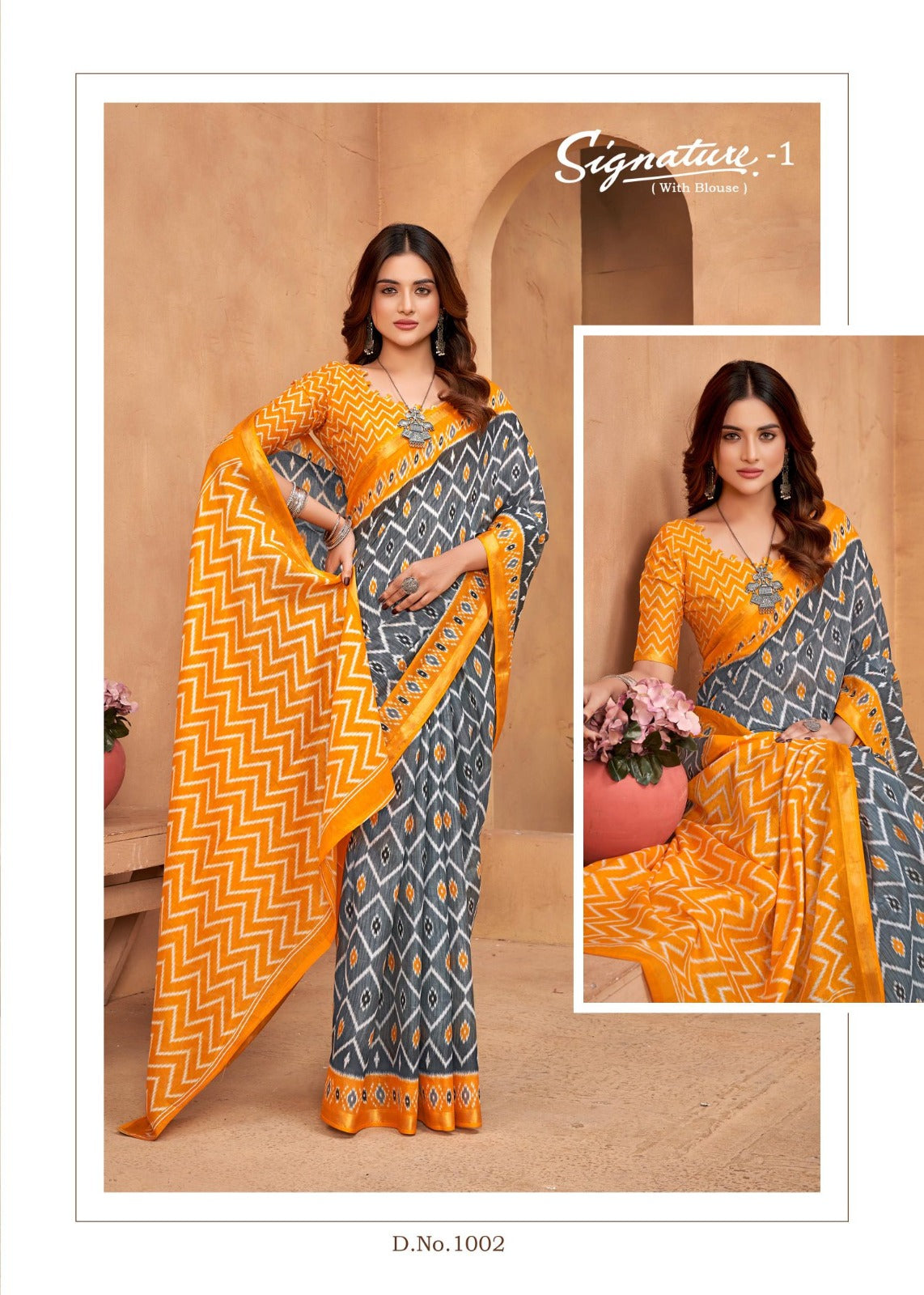 Signature Vol 1 Lakhani Cotton Sarees Manufacturer Ahmedabad