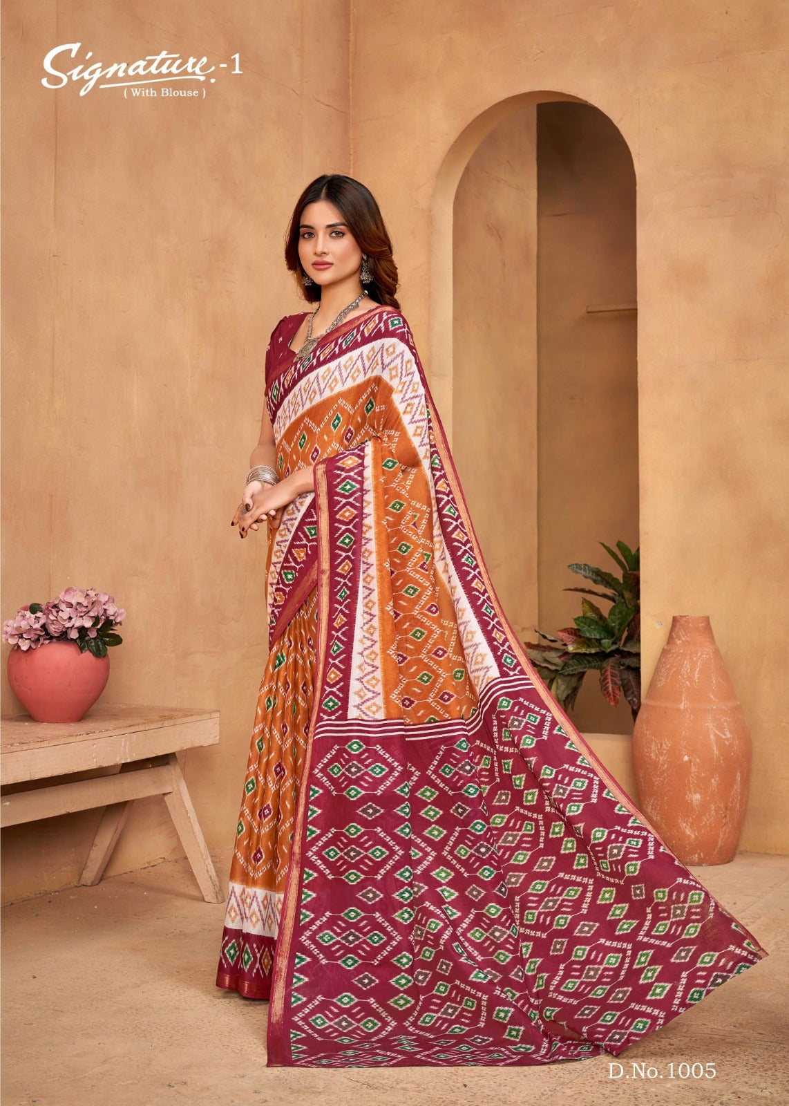 Signature Vol 1 Lakhani Cotton Sarees Manufacturer Ahmedabad
