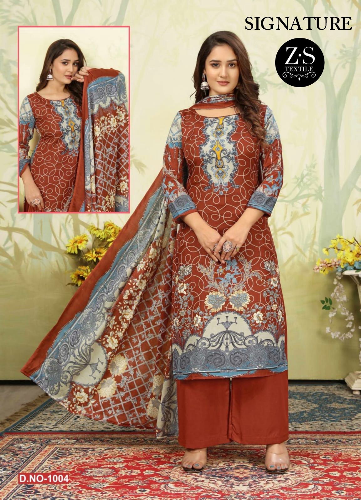 Signature Vol 1 Z S Textiles Cotton Karachi Salwar Suits Manufacturer Gujarat