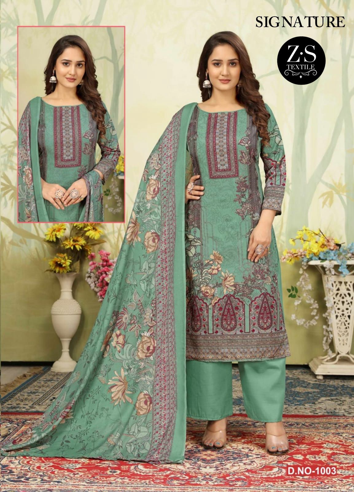 Signature Vol 1 Z S Textiles Cotton Karachi Salwar Suits Manufacturer Gujarat