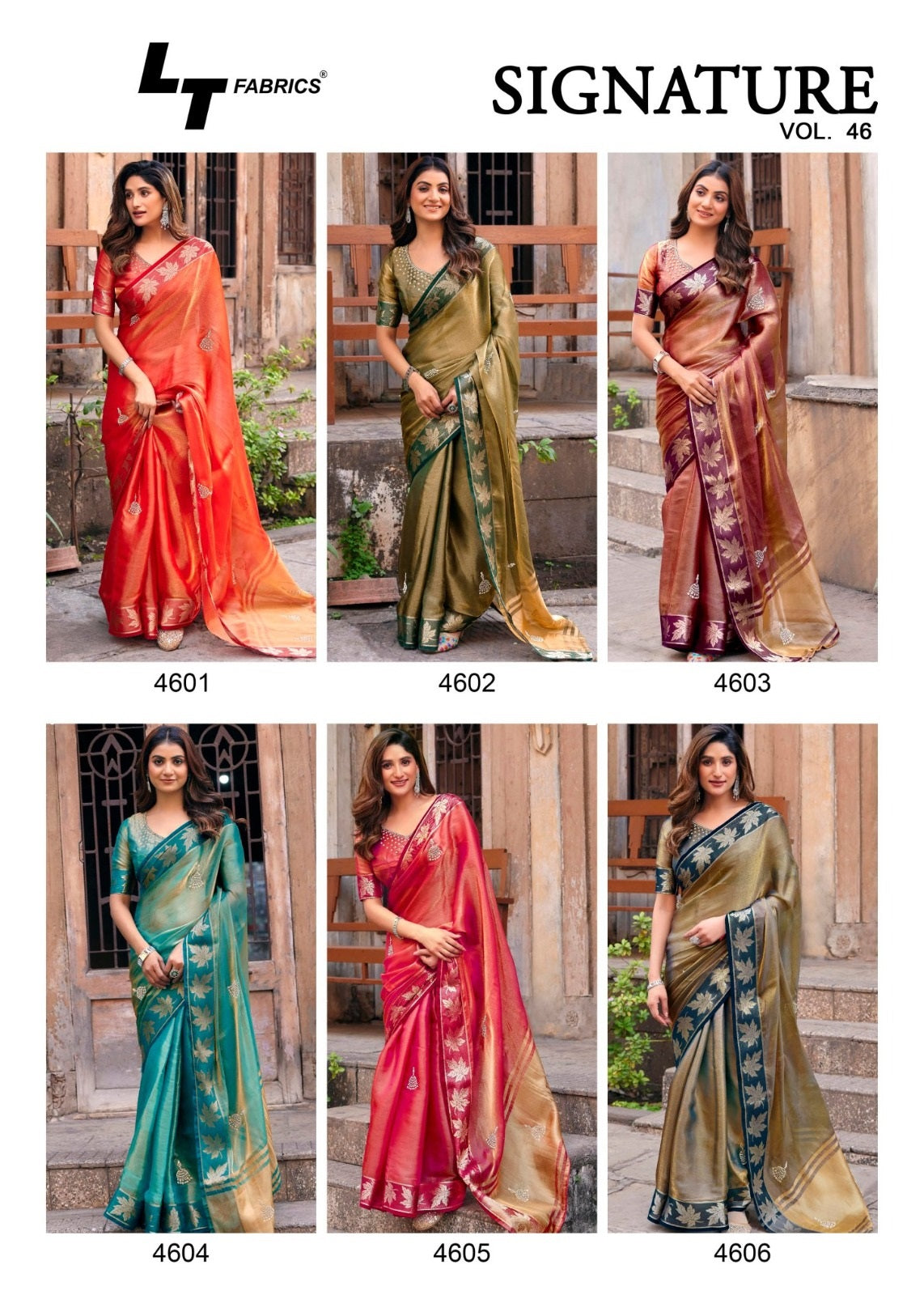 Signature Vol 46 Lt Fabrics Nylon Sarees Exporter Ahmedabad