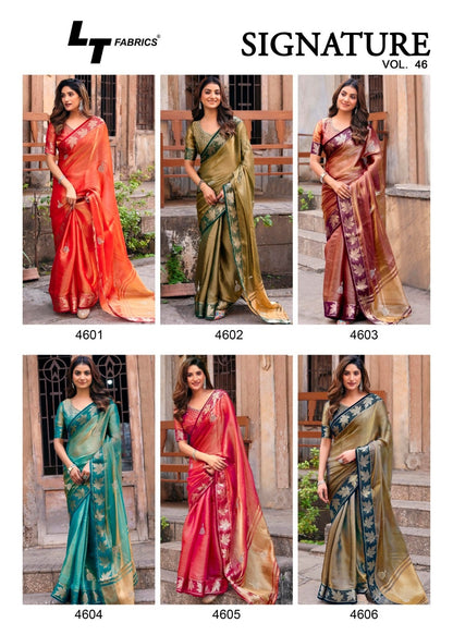 Signature Vol 46 Lt Fabrics Nylon Sarees Exporter Ahmedabad