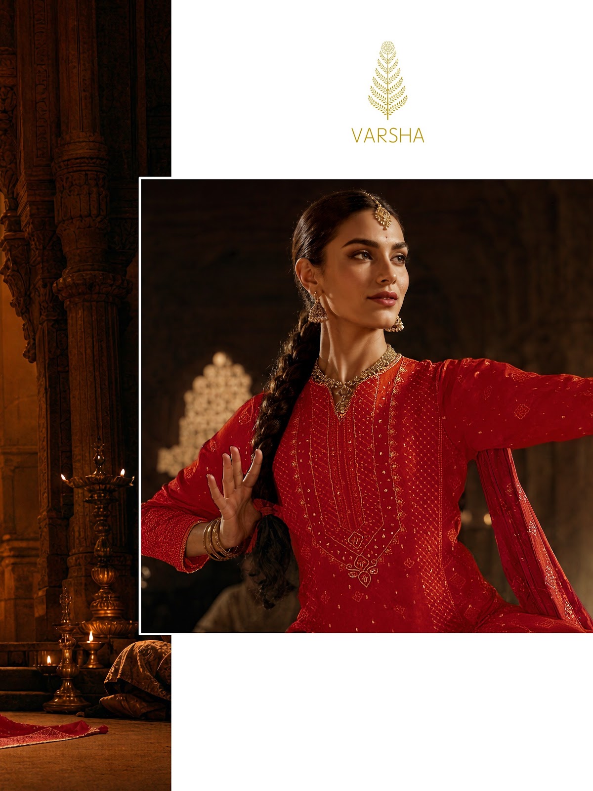 Sihaya Varshaa Russian Silk Pant Style Suits Wholesale