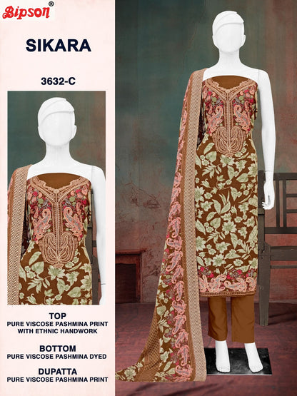 Sikara 3632 Bipson Prints Jam Satin Salwar Suits Exporter Gujarat