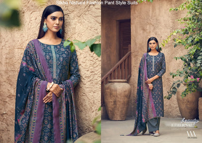 Sikha Nishant Fashion Modal Silk Pant Style Suits Manufacturer Ahmedabad