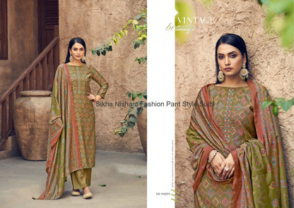 Sikha Nishant Fashion Modal Silk Pant Style Suits Manufacturer Ahmedabad
