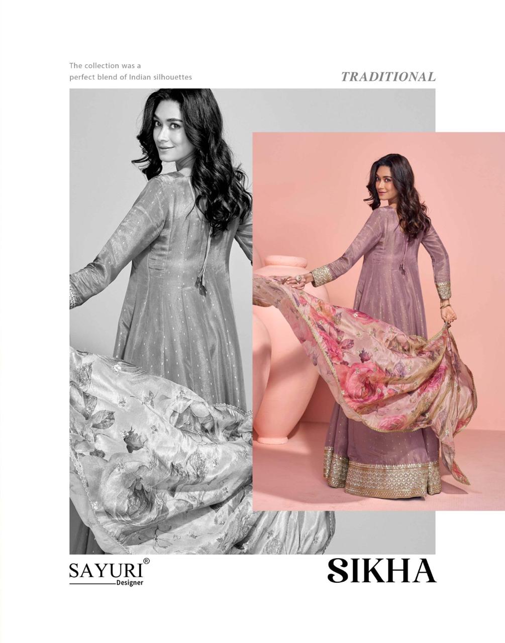 Sikha Sayuri Pure Viscose Indo Western Pair Supplier Ahmedabad