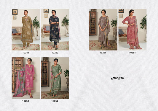 Silai Jay Vijay Moga Silk Pant Style Suits Wholesaler India