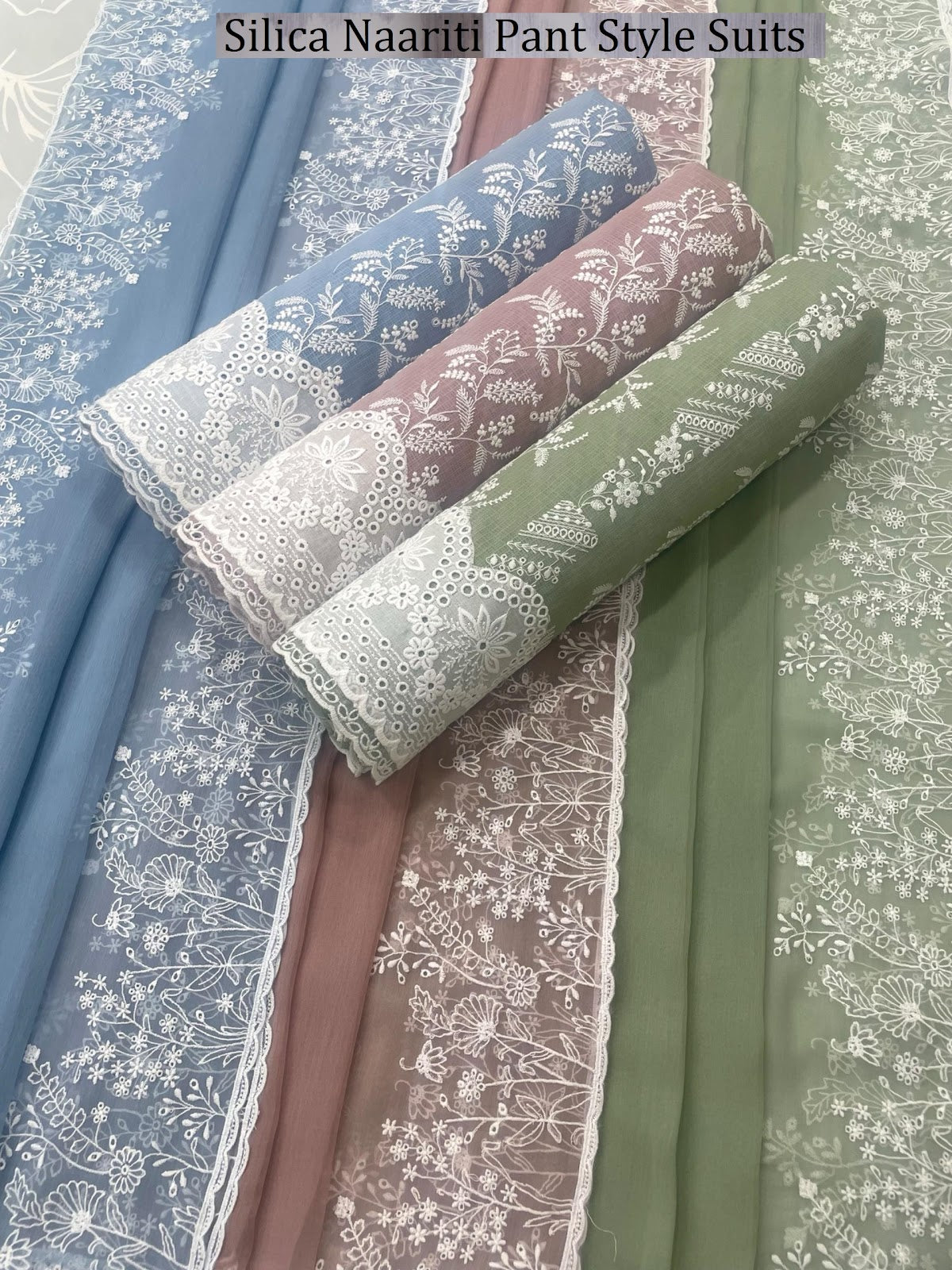 Silica Naariti Pant Style Suits Exporter Gujarat