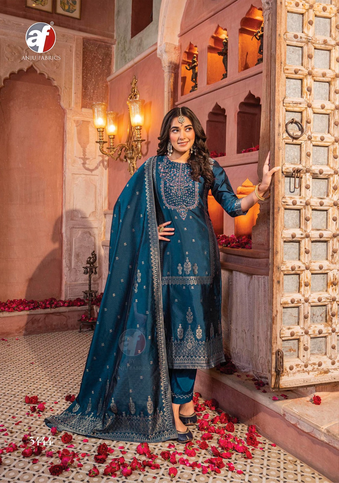 Silk Affair Vol 3 Af Banarasi Silk Readymade Pant Style Suits Wholesale Price