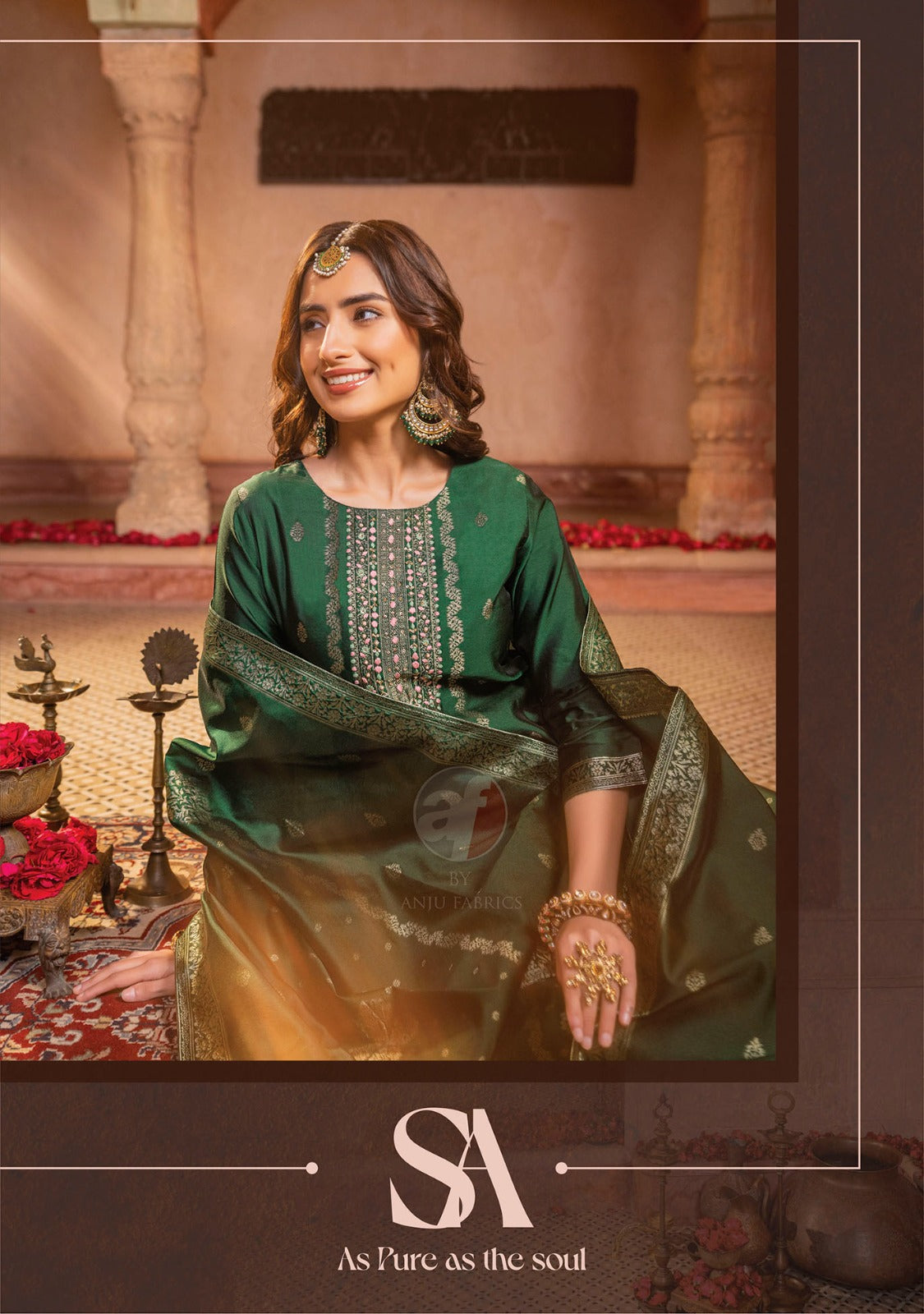 Silk Affair Vol 3 Af Banarasi Silk Readymade Pant Style Suits Wholesale Price