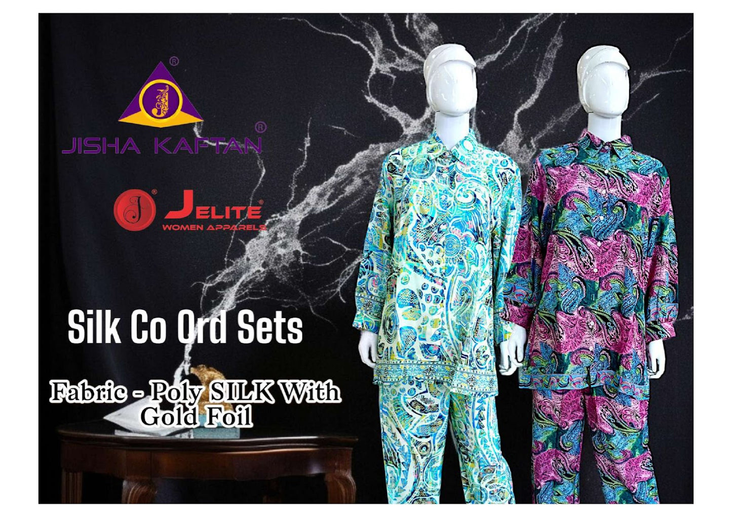 Silk Jisha 1905 Jelite Co Ord Set Manufacturer Gujarat