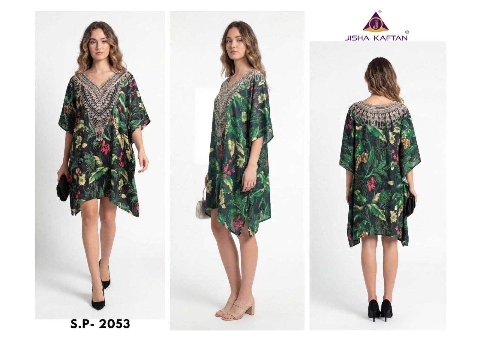 Silk Poncho Vol 7 Jelite Jisha Feather Silk Kaftans Wholesaler India
