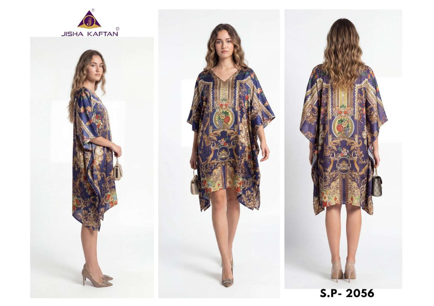 Silk Poncho Vol 7 Jelite Jisha Feather Silk Kaftans Wholesaler India