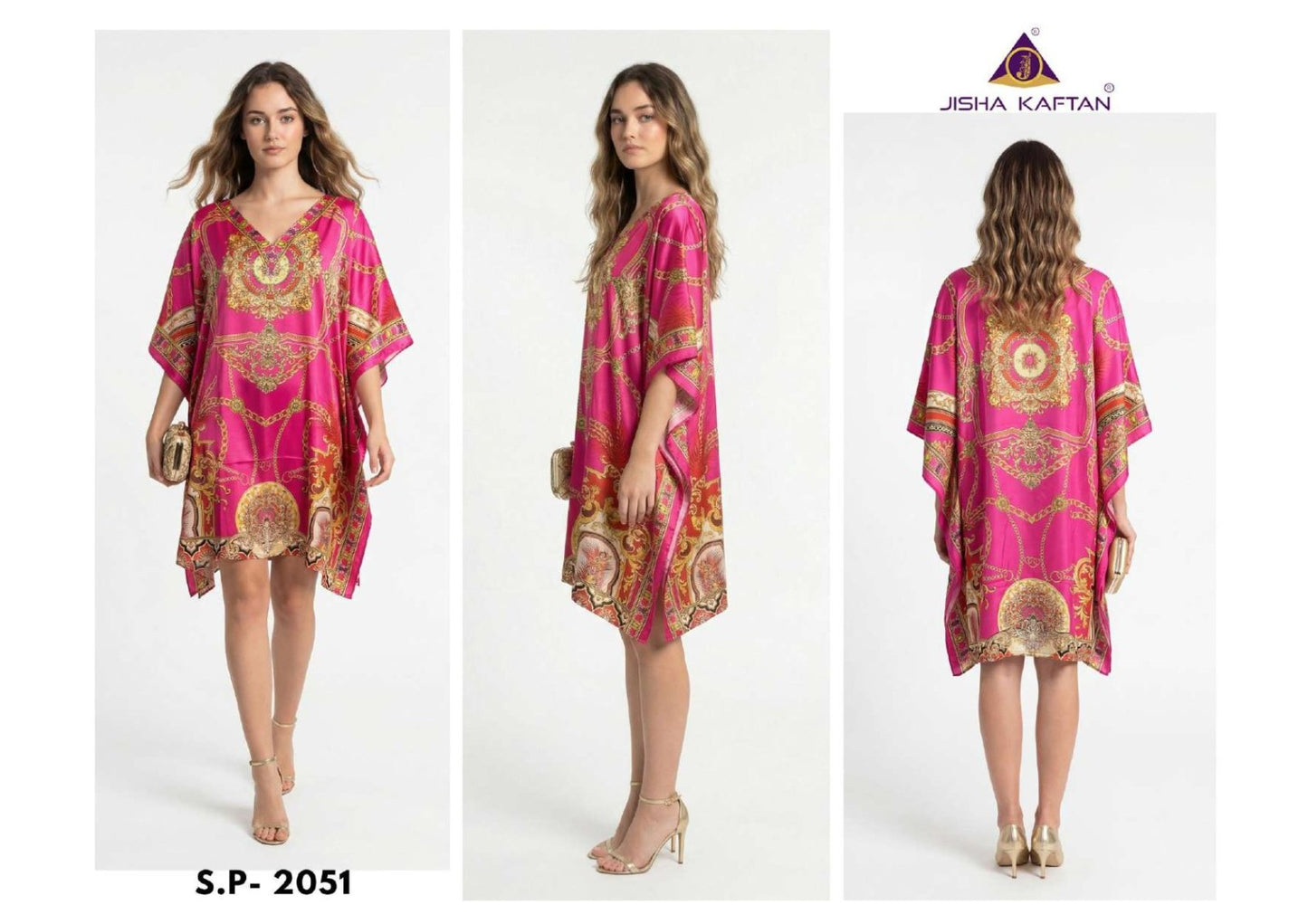 Silk Poncho Vol 7 Jelite Jisha Feather Silk Kaftans Wholesaler India