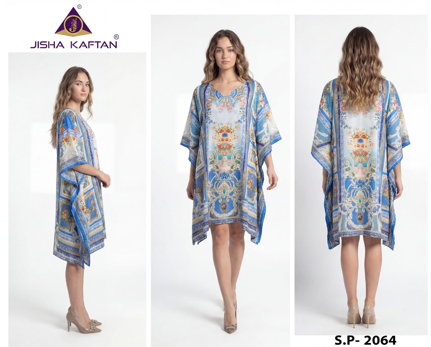Silk Poncho Vol 8 Jisha Jelite Kaftans Wholesaler Ahmedabad