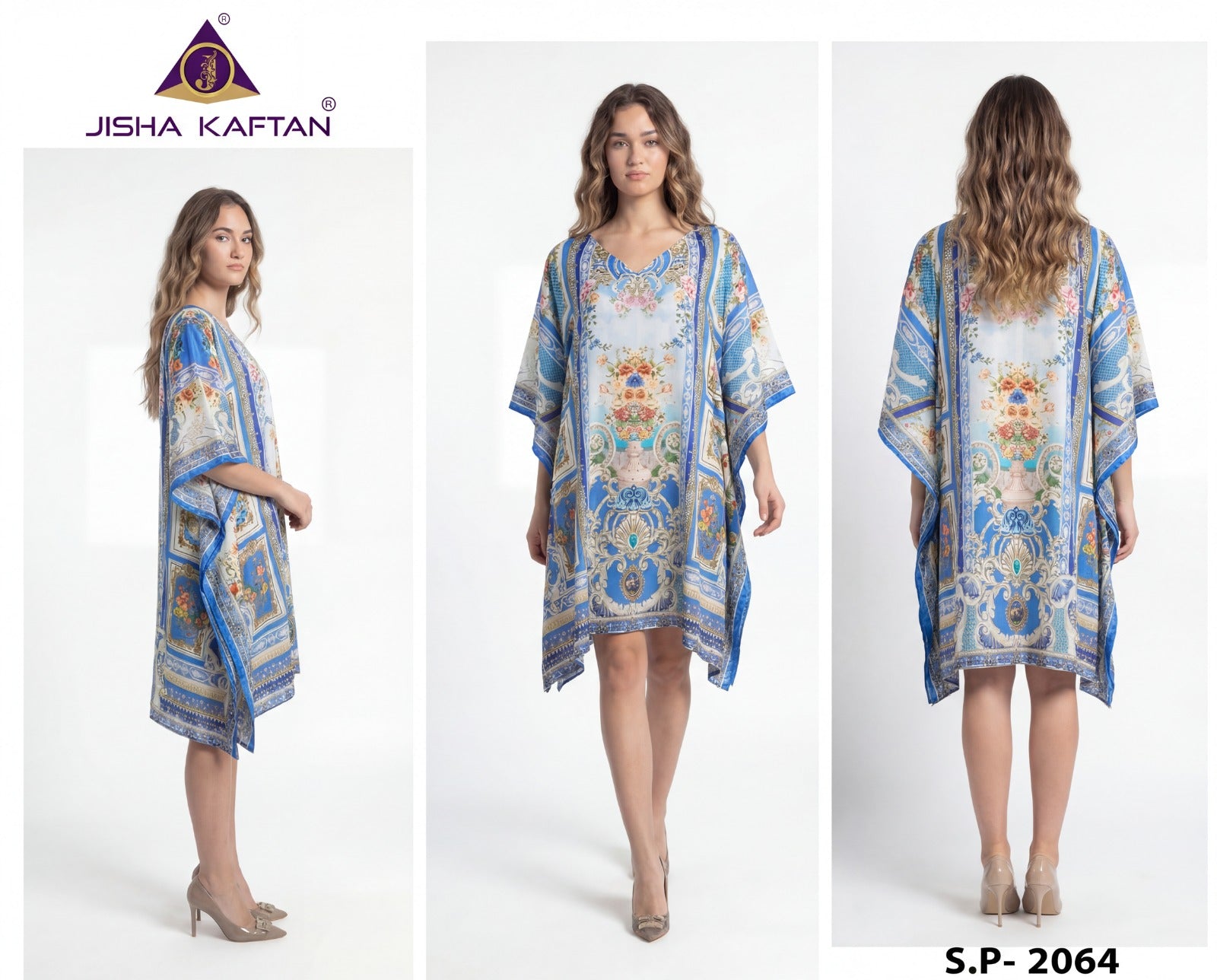 Silk Poncho Vol 8 Jisha Jelite Kaftans Wholesaler Ahmedabad