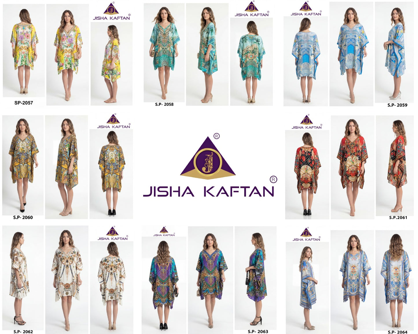 Silk Poncho Vol 8 Jisha Jelite Kaftans Wholesaler Ahmedabad