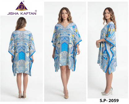 Silk Poncho Vol 8 Jisha Jelite Kaftans Wholesaler Ahmedabad