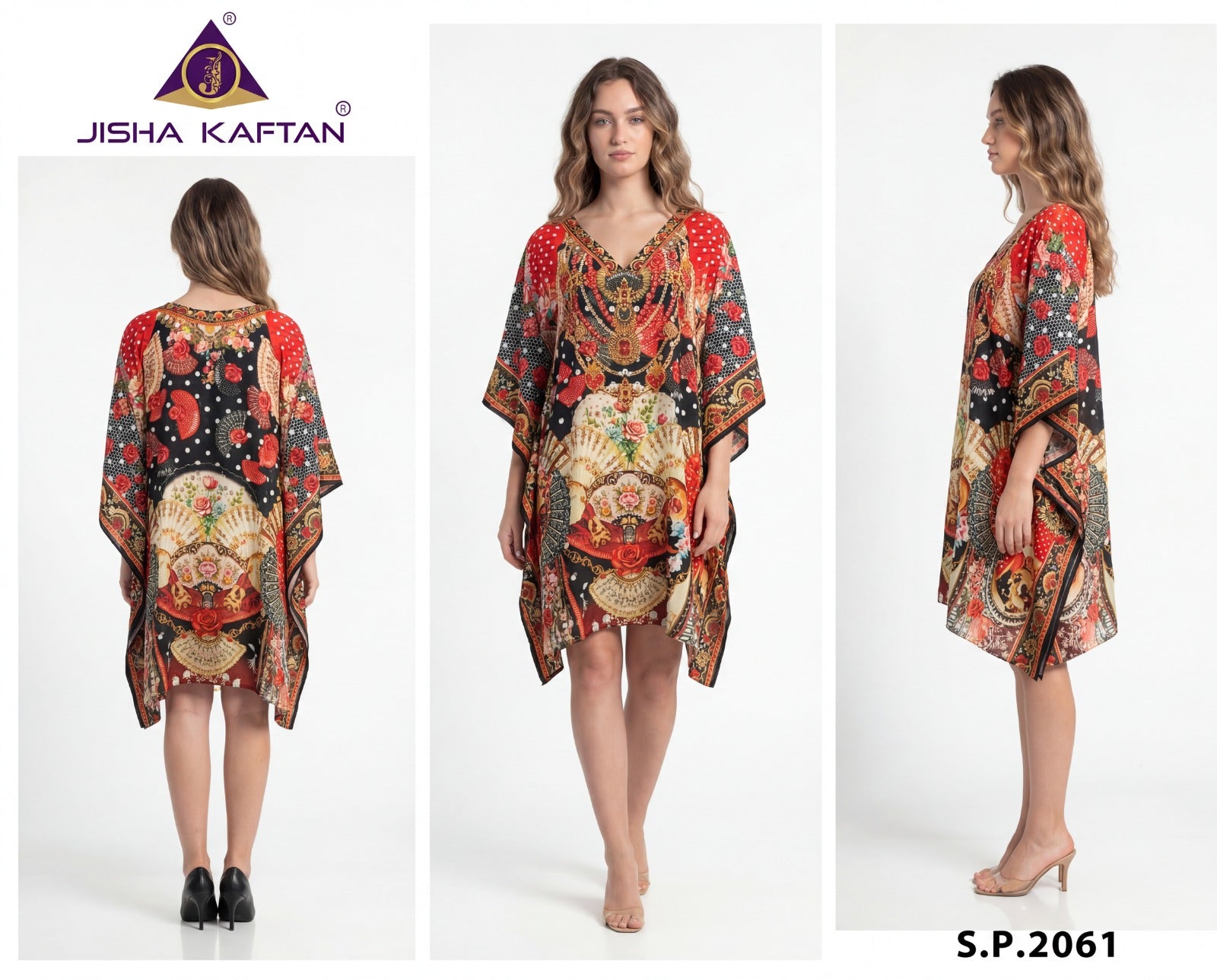 Silk Poncho Vol 8 Jisha Jelite Kaftans Wholesaler Ahmedabad