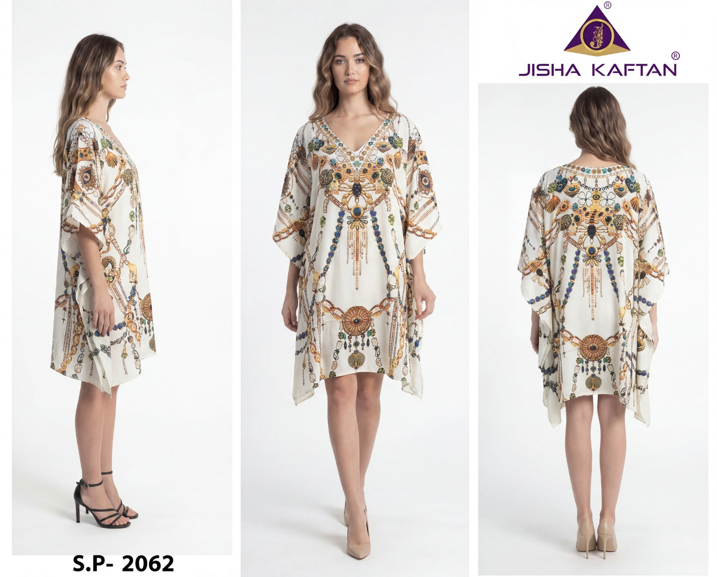Silk Poncho Vol 8 Jisha Jelite Kaftans Wholesaler Ahmedabad