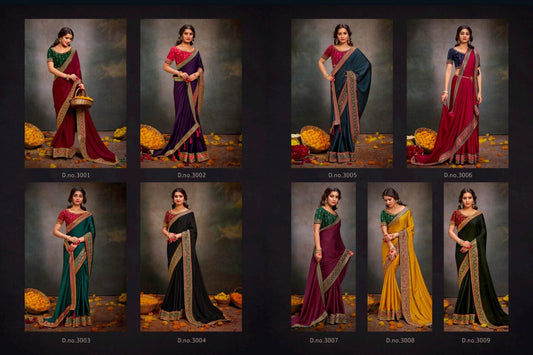 Silk Sanchi Suma Designer Bsy Satin Sarees
