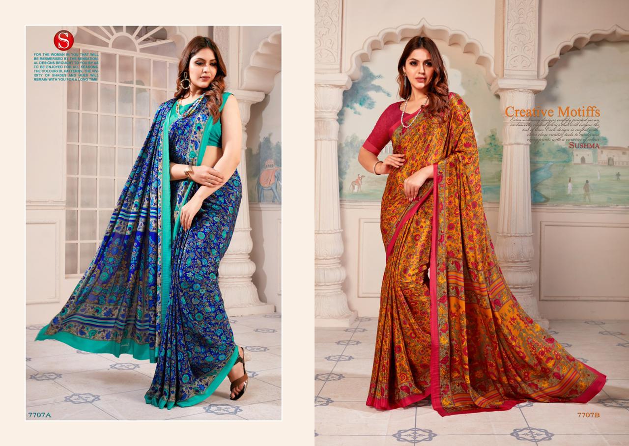 Silk Stars Sushma Sarees Wholesale Rate