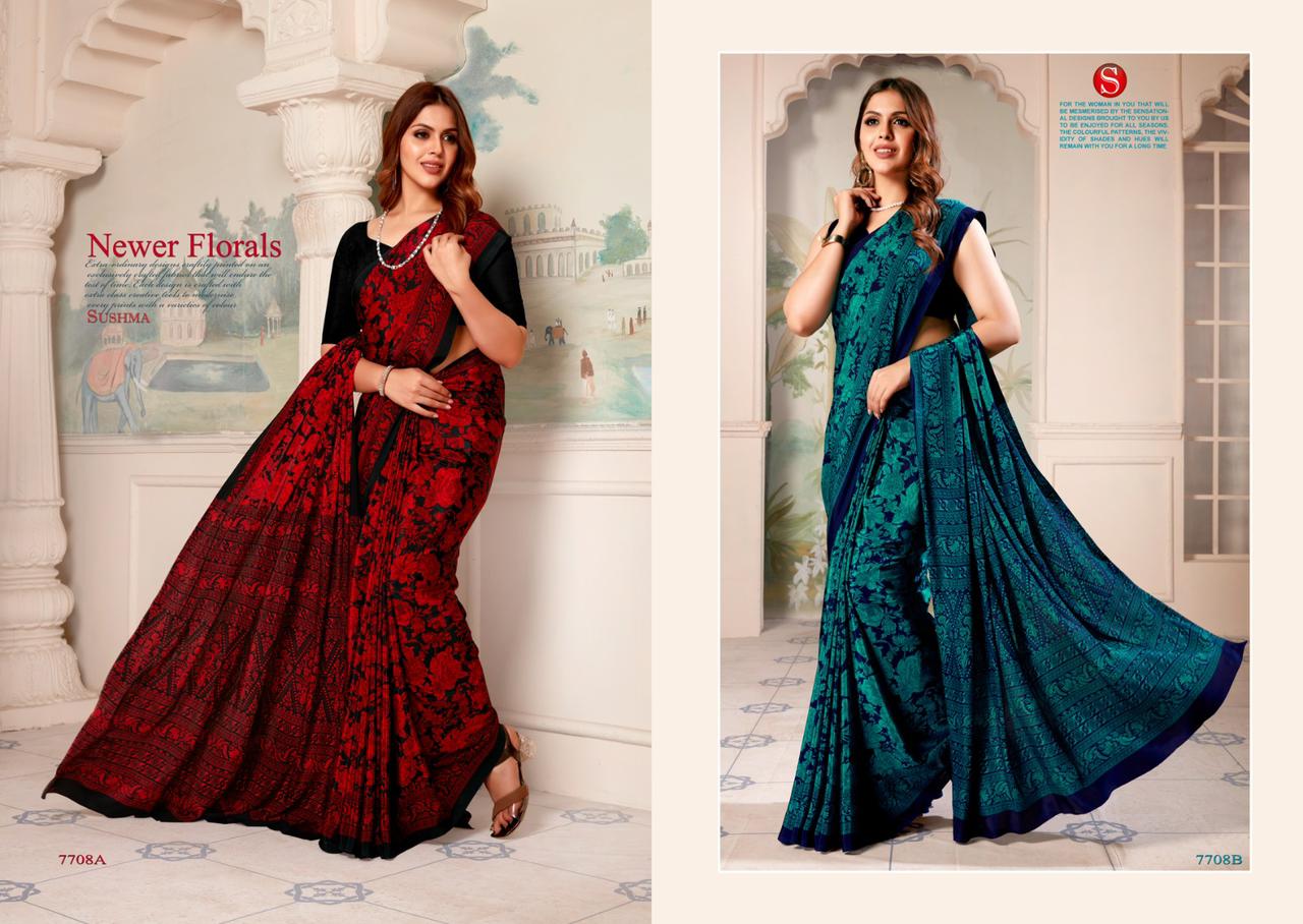 Silk Stars Sushma Sarees Wholesale Rate