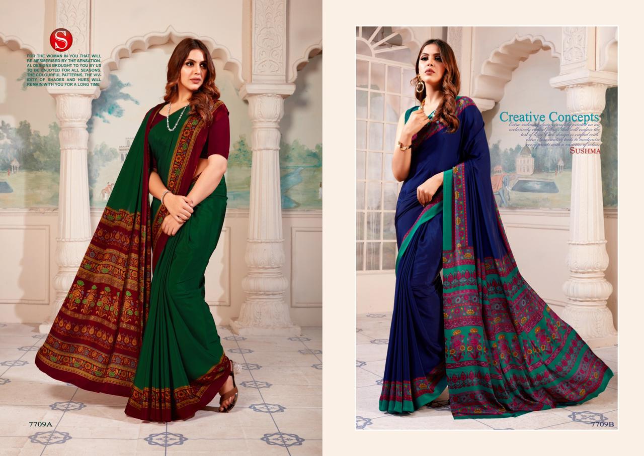 Silk Stars Sushma Sarees Wholesale Rate