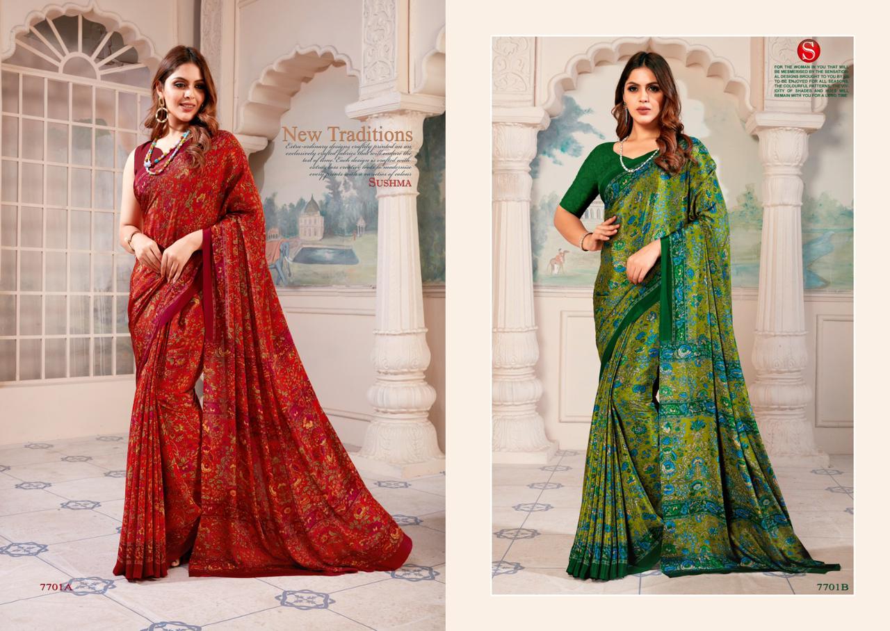 Silk Stars Sushma Sarees Wholesale Rate