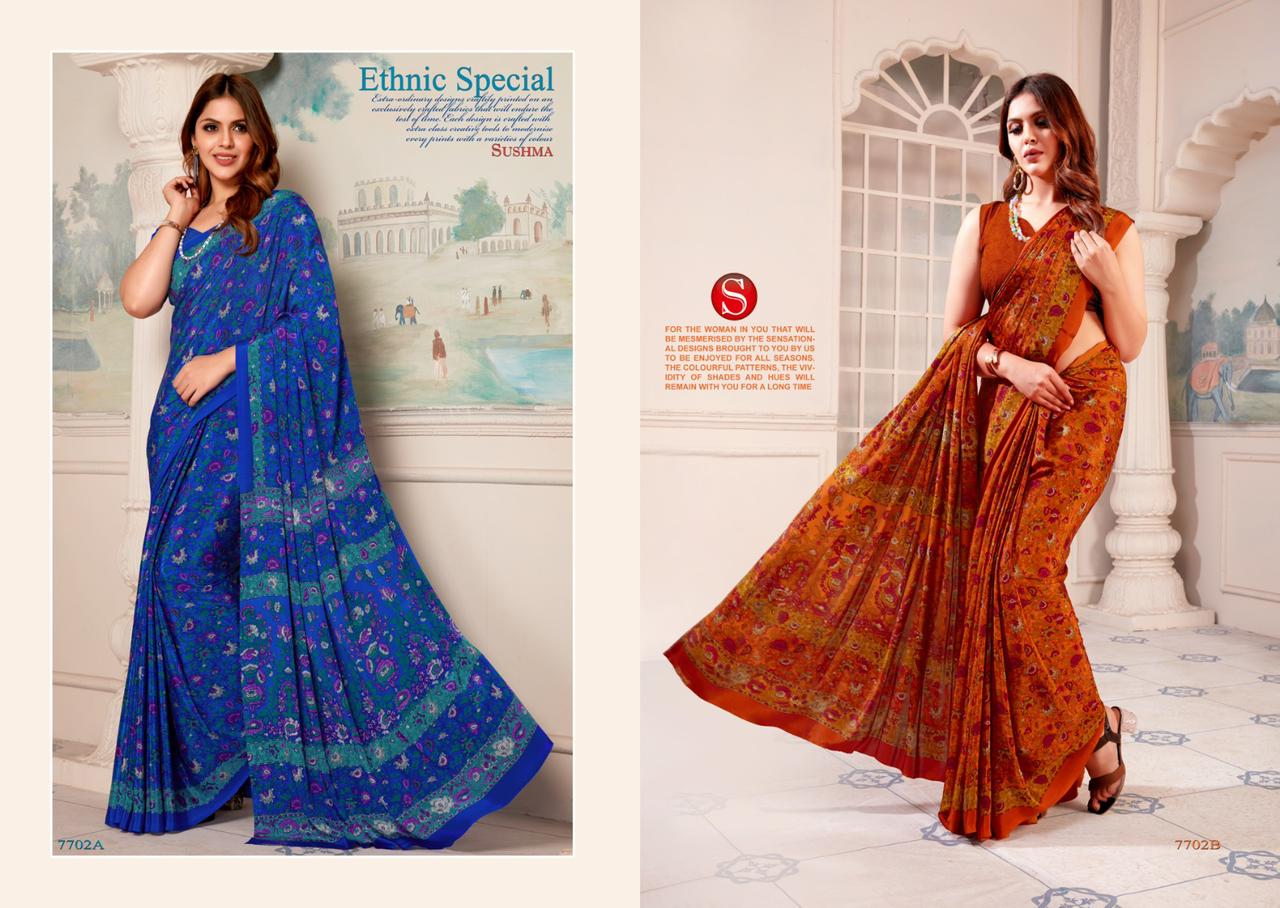 Silk Stars Sushma Sarees Wholesale Rate