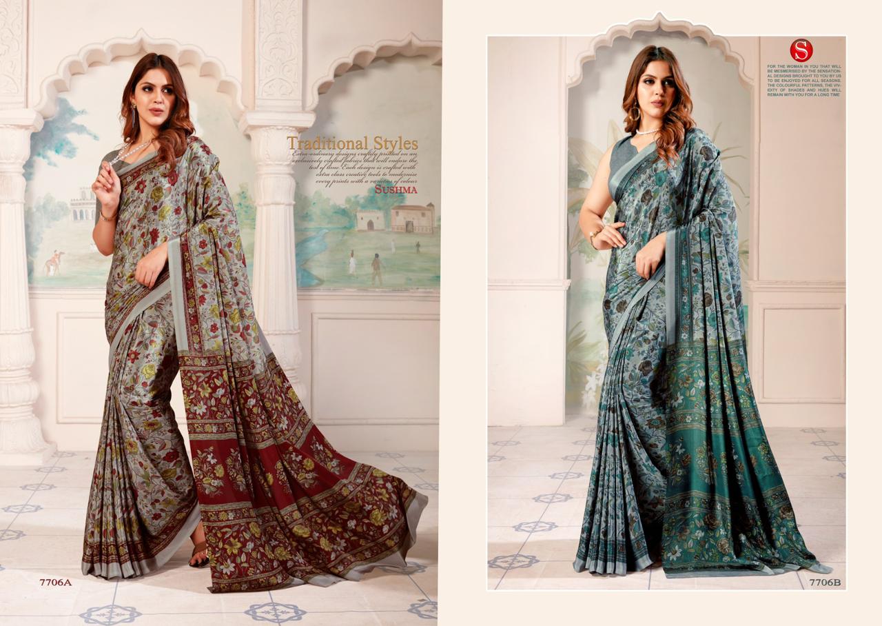 Silk Stars Sushma Sarees Wholesale Rate