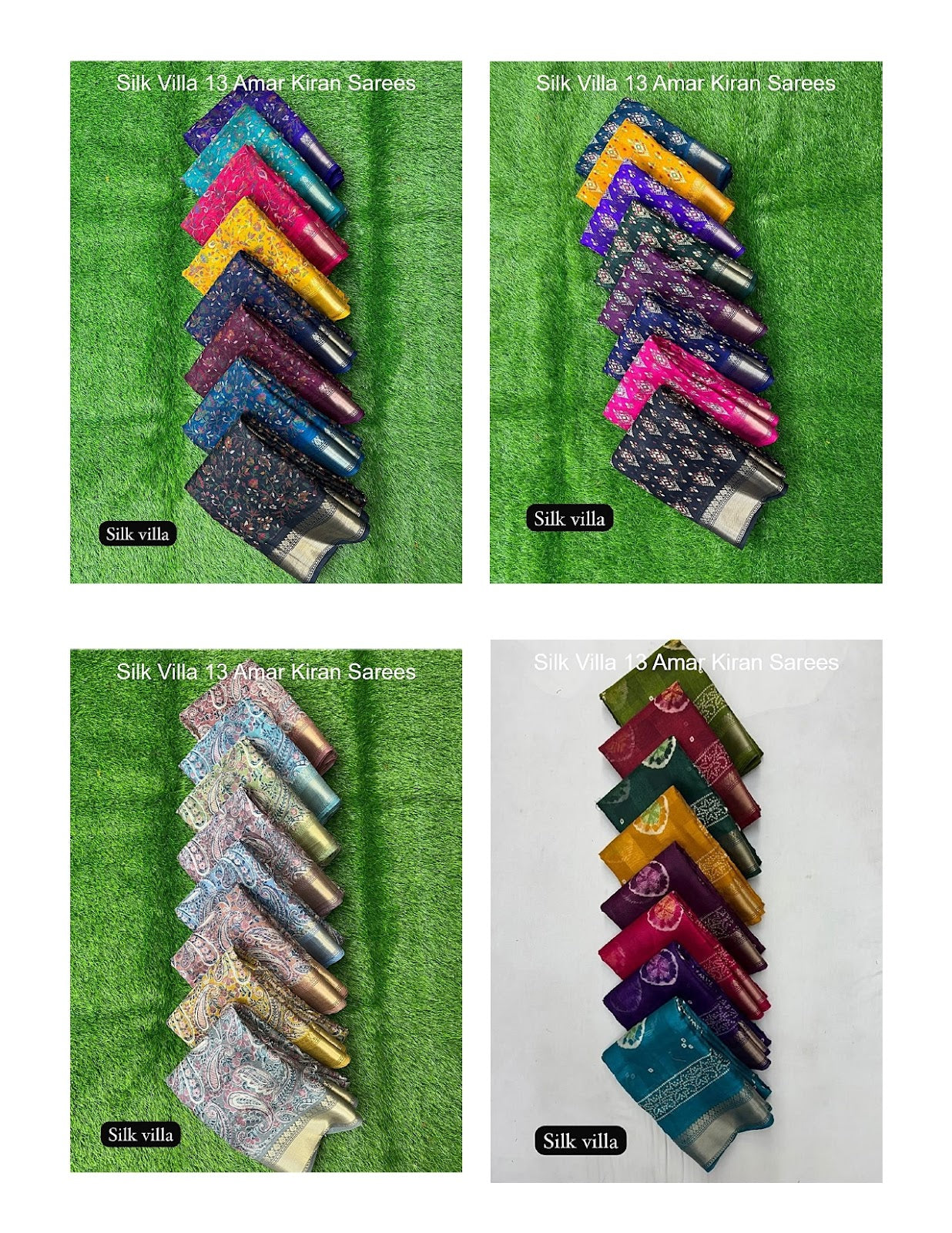 Silk Villa 13 Amar Kiran Cotton Sarees Supplier India