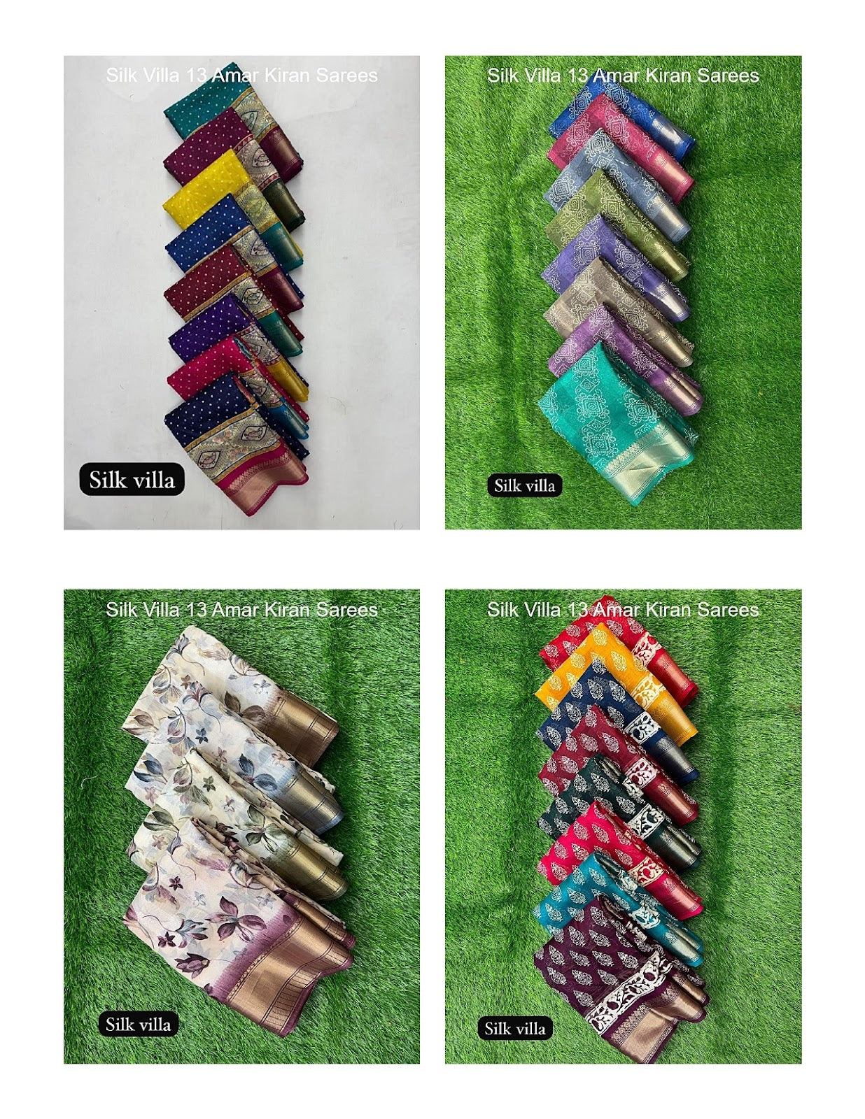 Silk Villa 13 Amar Kiran Cotton Sarees Supplier India