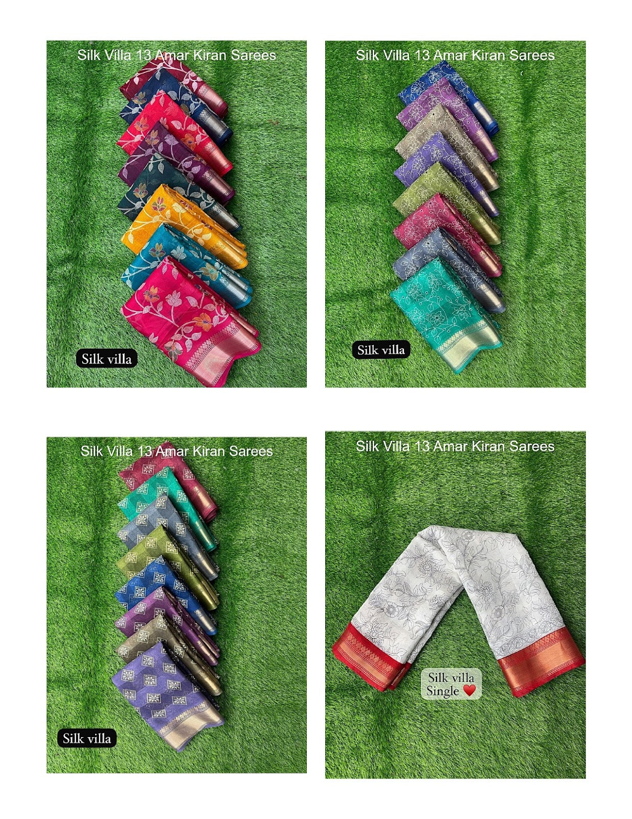 Silk Villa 13 Amar Kiran Cotton Sarees Supplier India