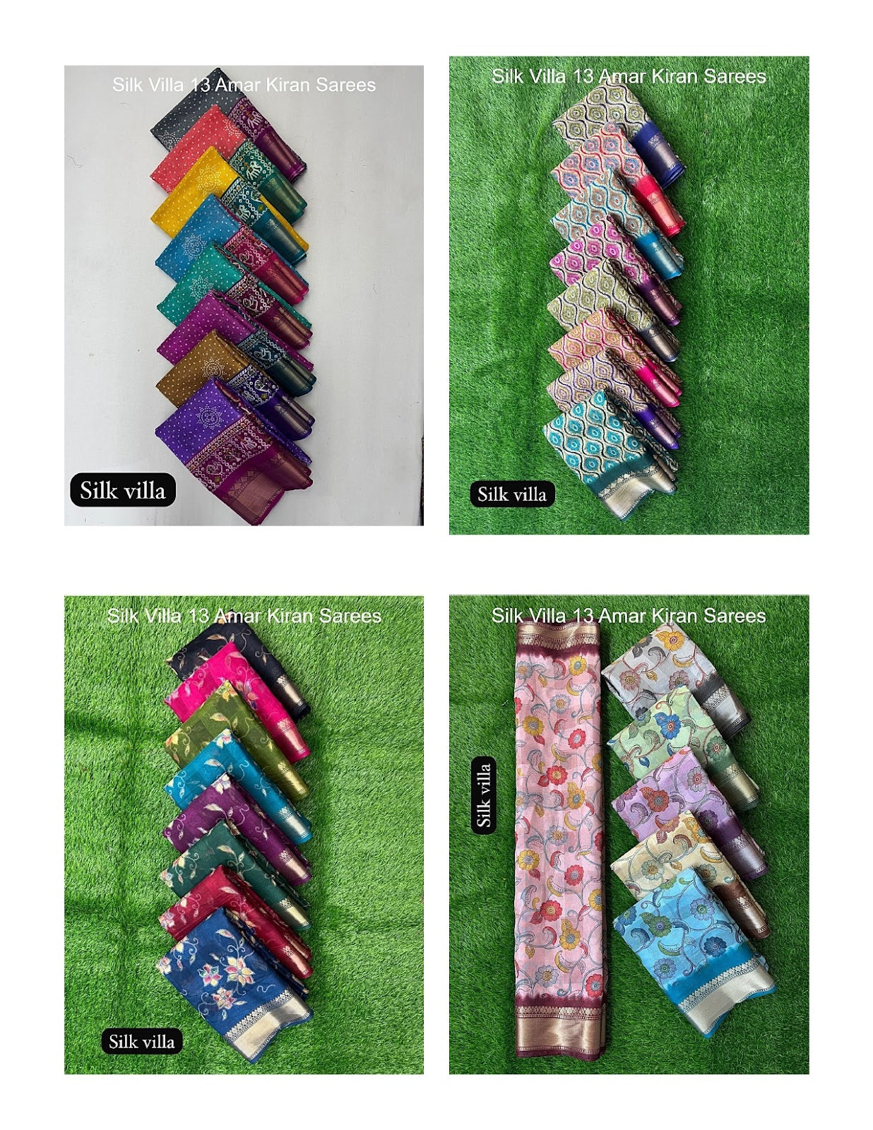Silk Villa 13 Amar Kiran Cotton Sarees Supplier India