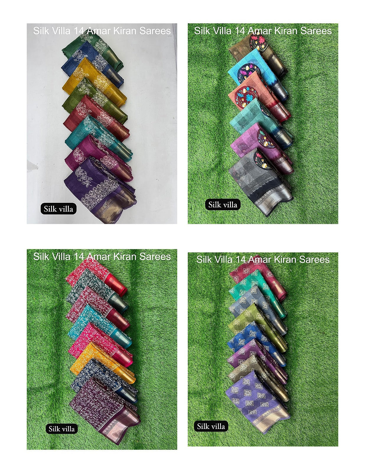 Silk Villa 14 Amar Kiran Sarees Wholesaler India