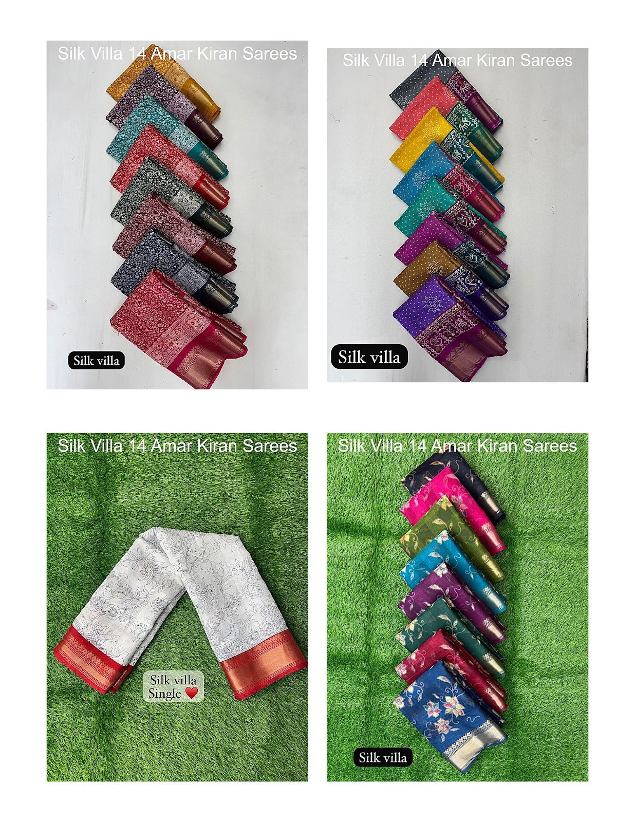 Silk Villa 14 Amar Kiran Sarees Wholesaler India