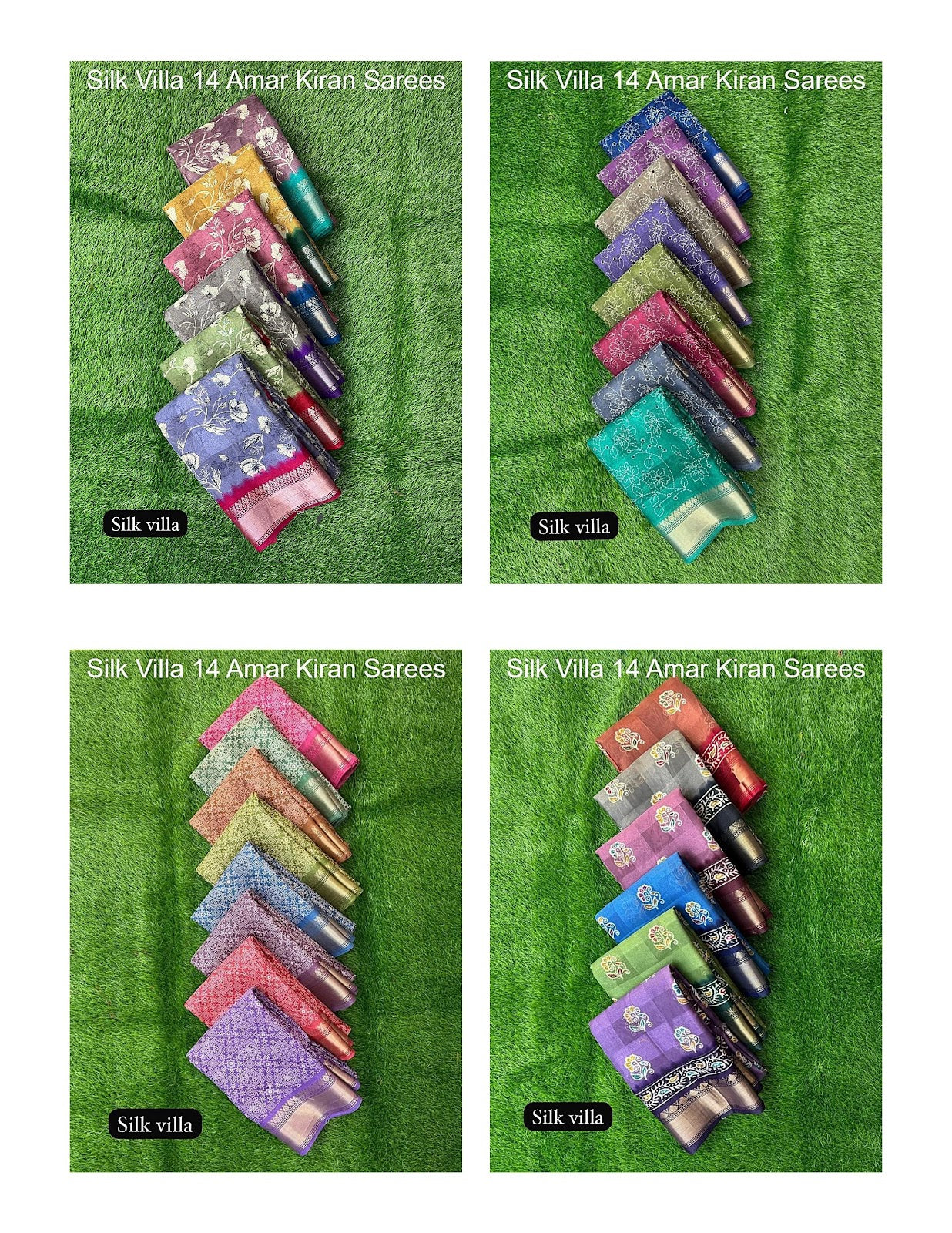 Silk Villa 14 Amar Kiran Sarees Wholesaler India